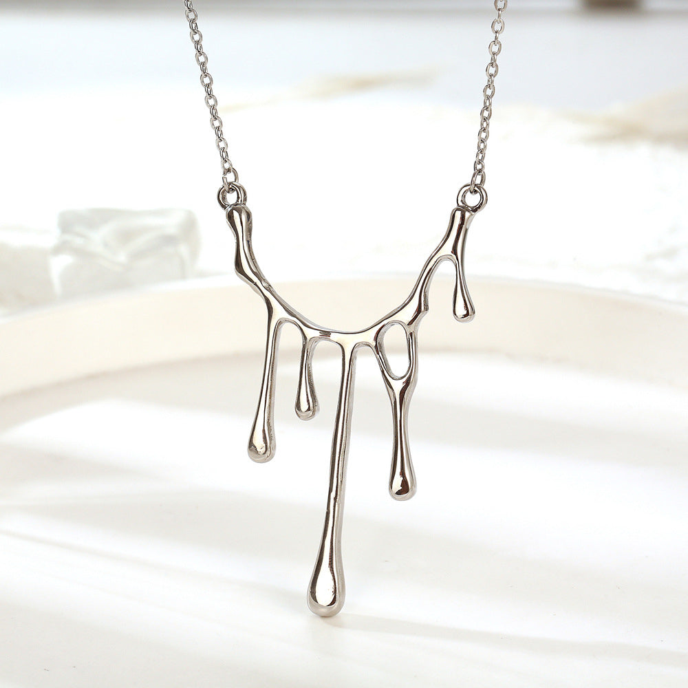 Melted Metal Necklace