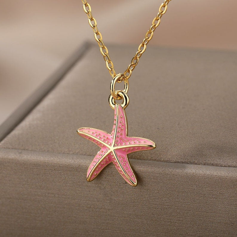 Coastal Charm Starfish Pendant Necklace
