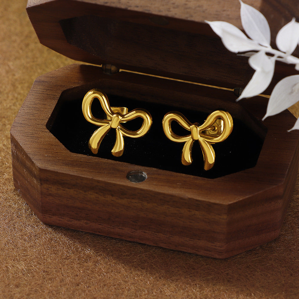 Bow Knot Stud Earrings