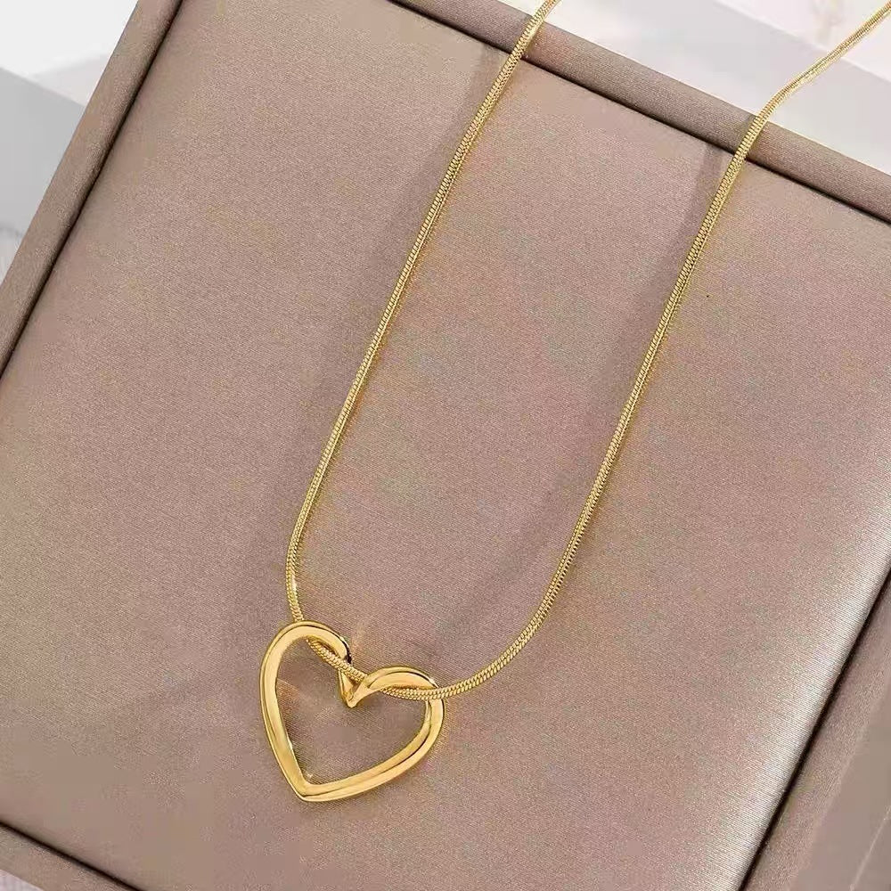 Golden Heartbeat Pendant