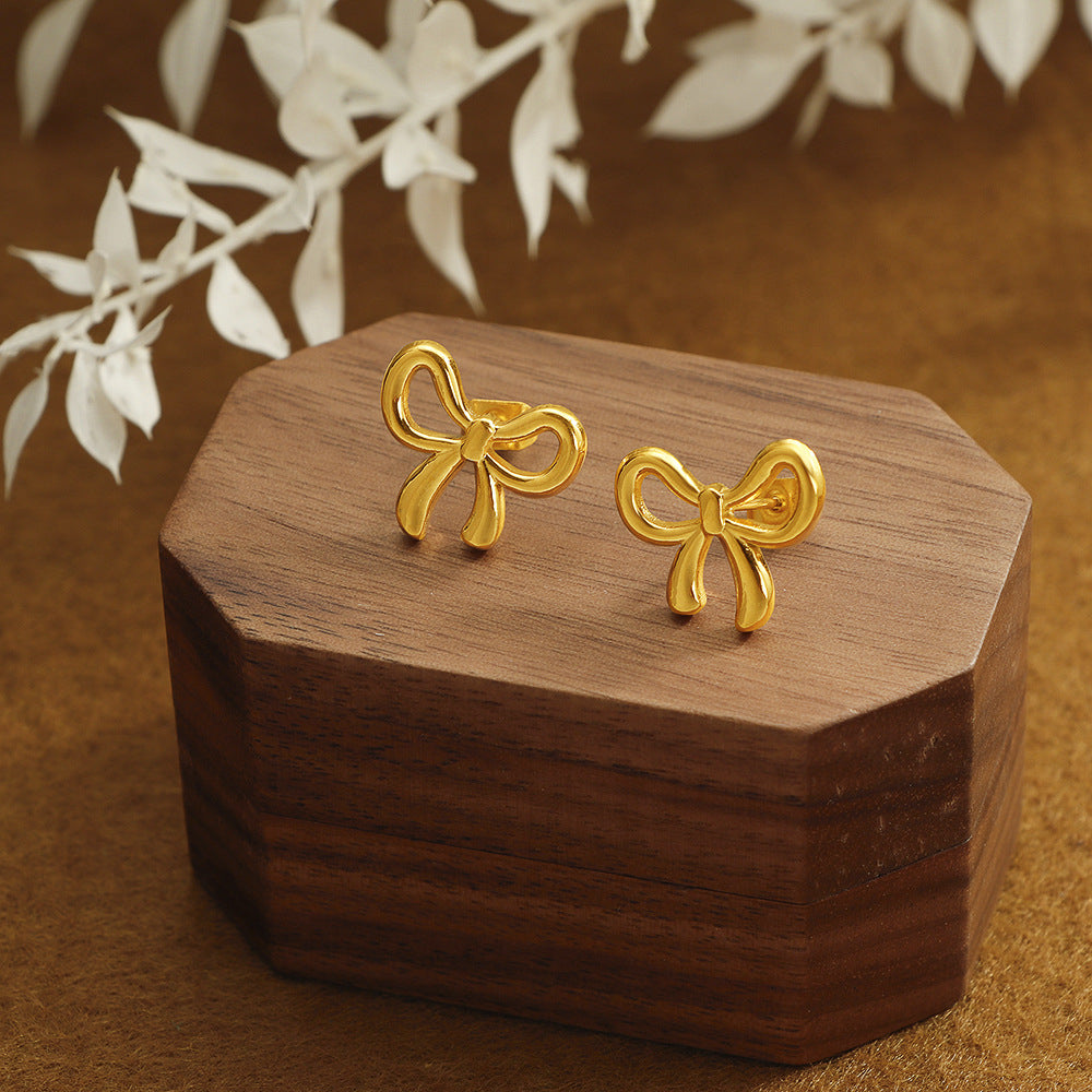 Bow Knot Stud Earrings