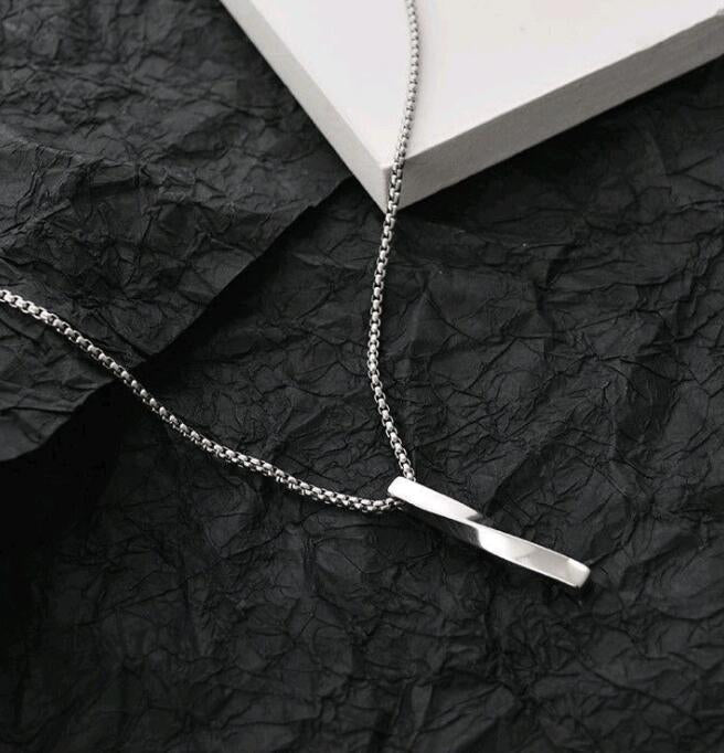 Silver Bar Pendant
