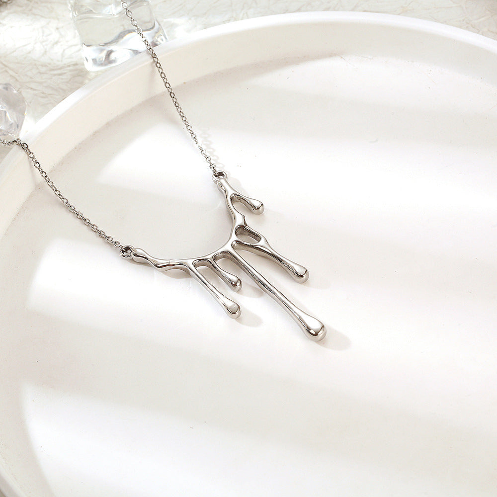 Melted Metal Necklace