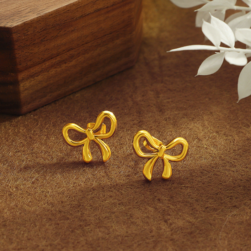 Bow Knot Stud Earrings