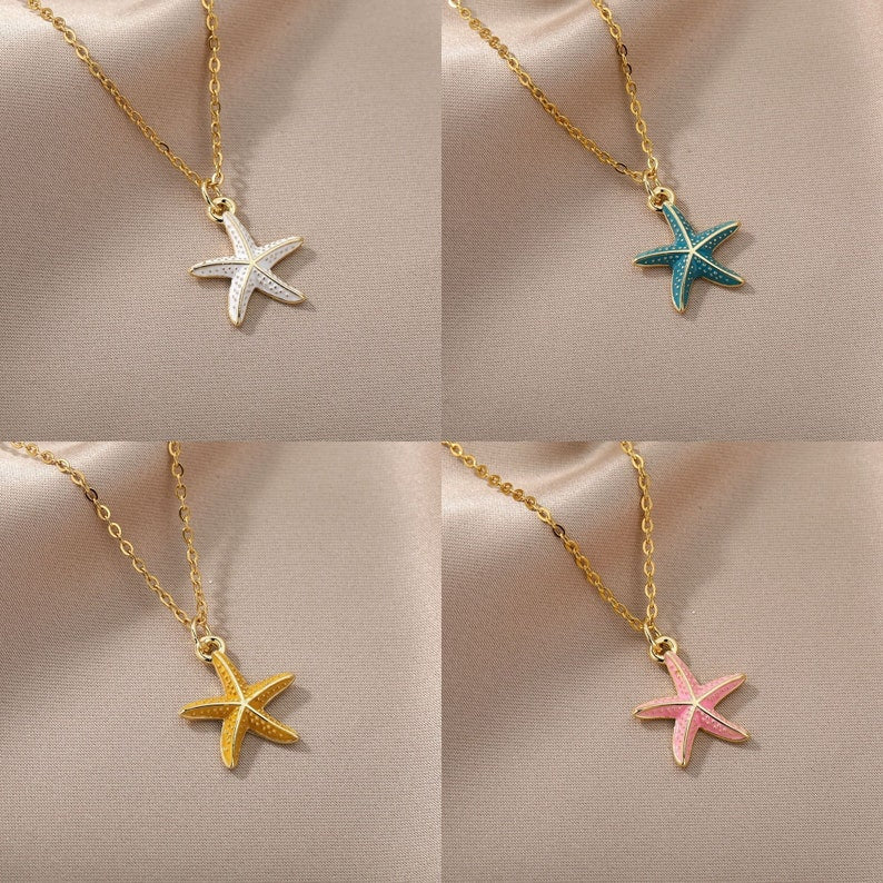 Coastal Charm Starfish Pendant Necklace