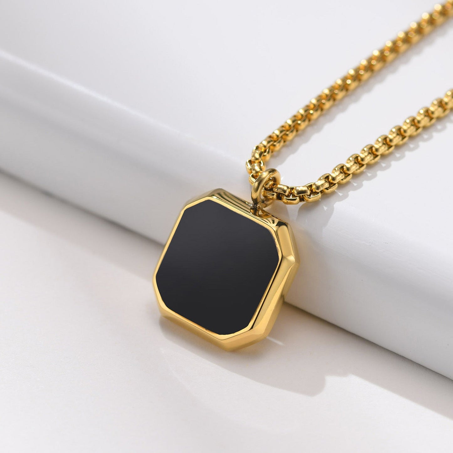 Black Stainless Steel Pendant