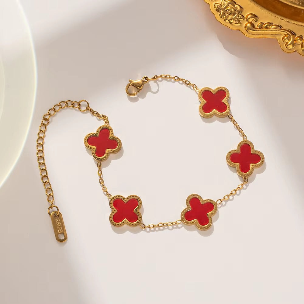 Van Cleef Inspired Clover Bracelet