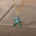 Coastal Charm Starfish Pendant Necklace