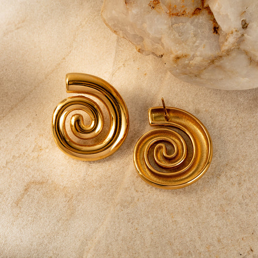 Bold Spiral Earrings
