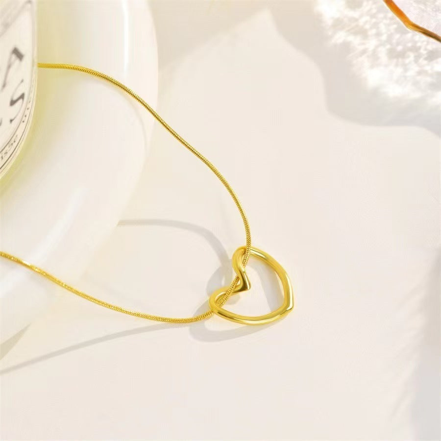 Golden Heartbeat Pendant