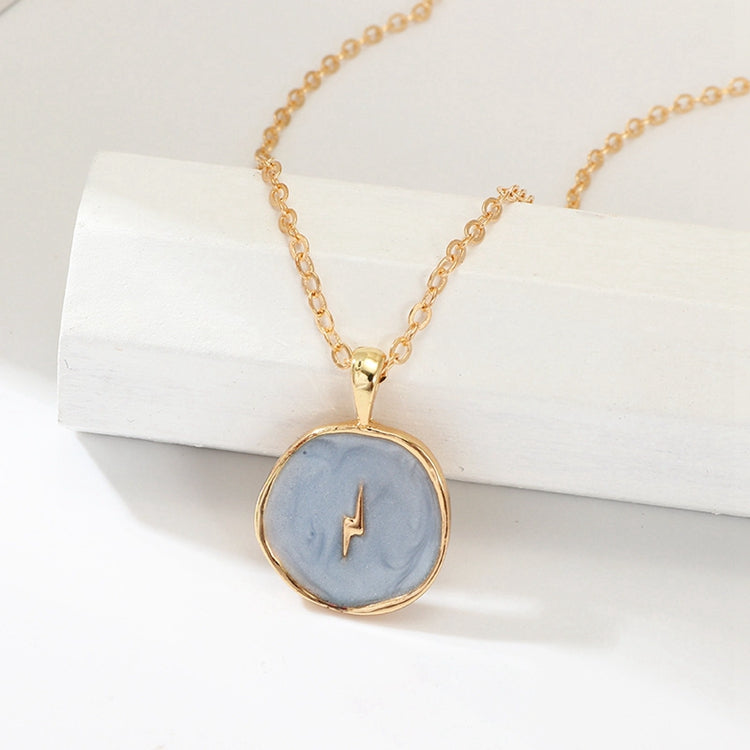 Celestial Charm Resin Pendant Necklace