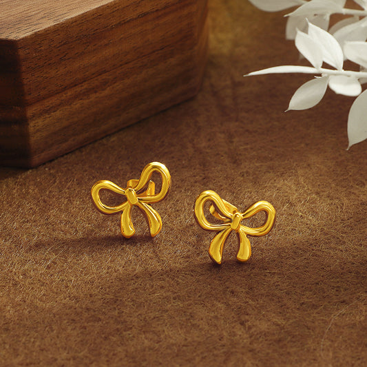Bow Knot Stud Earrings