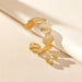 Gold Seashell Bracelet with Ring