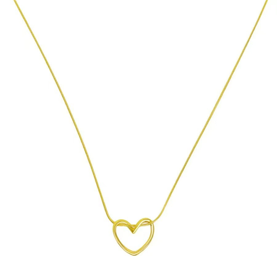 Golden Heartbeat Pendant