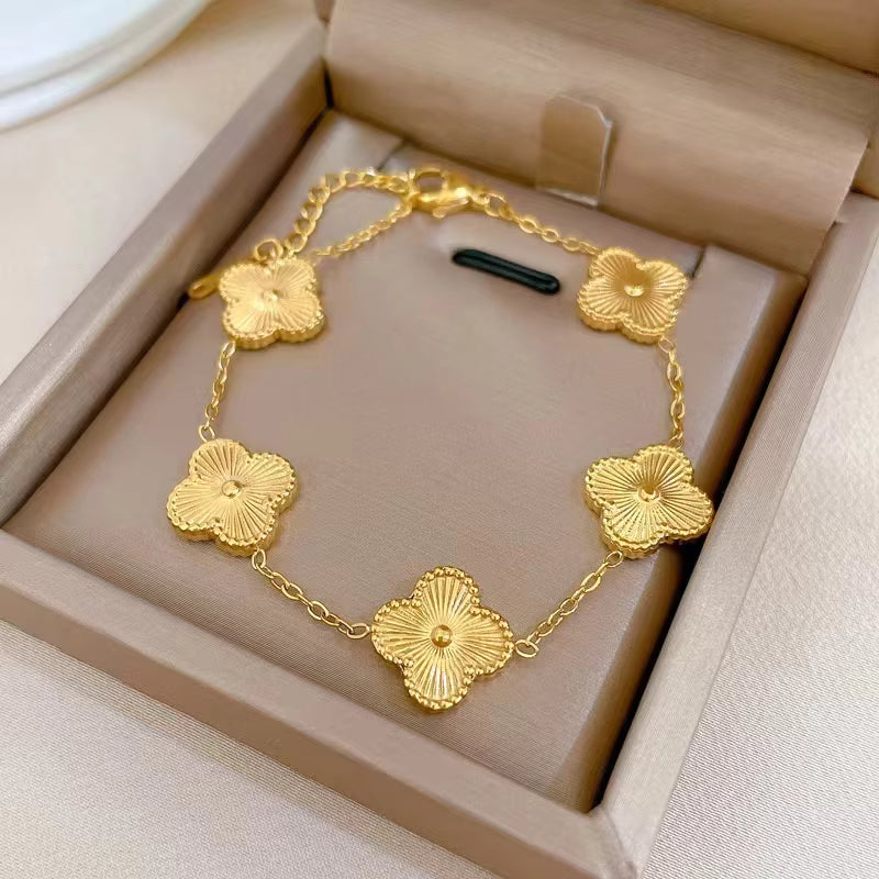 Van Cleef Inspired Clover Bracelet