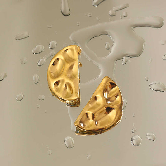 Molten Wave Statement Studs